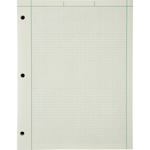 TOPS Engineer Pads Ruled 5x5 Sq/Inch 200 Shts/Pad 8-1/2"x11" GN 22144 - 1 of 3