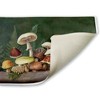 Stupell Industries Mushrooms & Ferns on Blue Printed Plush Bathroom Floor Mat, design by Tim Coffey - 2 of 4