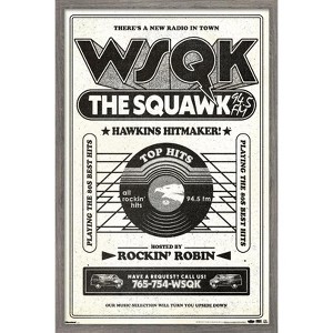 Trends International Netflix Stranger Things: Season 5 (2025) - WSQK The Squawk Framed Wall Poster Prints - 1 of 4