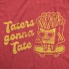 Womens Taters Gonna Tate Tshirt Funny French Fries Skateboarding Graphic Tee - Crazy Dog Women's T Shirt - 2 of 4