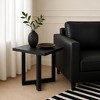 Moda Furnishings square side table, black - 2 of 4