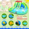 Aukfa 7 in1 Inflatable Water Park Bounce House with 2 Slides, Climbing Wall, Splash Pool & Blower,Kids Outdoor Backyard Water Slide & Play Center - 3 of 4