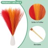 Unique Bargains Dried Plants Artificial Durable Small Fluffy Pampas Grass 7 Branches for Home, Office 17.7 Inch - 2 of 4