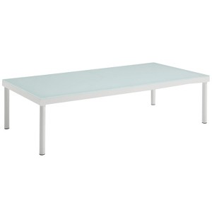 Modway Harmony Outdoor Patio Aluminum Coffee Table - 1 of 4