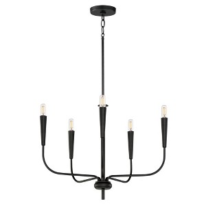 Maxim Lighting Vela 5 - Light Chandelier in  Black - 1 of 4