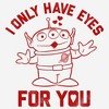 Women's Toy Story Alien I Only Have Eyes for You T-Shirt - 2 of 4