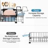 LunaLulinlk Sink Dish Drying Rack - Expandable Capacity Over Sink Dish Rack, in Sink Dish Drainer for Kitchen Counter with Utensil Holder - 2 of 4