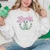 Simply Sage Market Women's Graphic Sweatshirt Lucky Horseshoes - 2 of 3