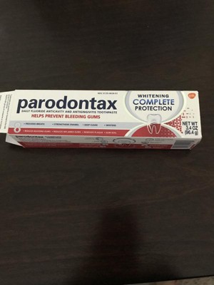 PARODONTAX Teeth Whitening Toothpaste For Bleeding Gums Unflavored