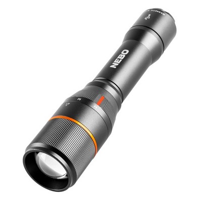 NEBO DAVINCI 1500 Lumen Waterproof Magnetic Handheld Flashlight with 4 Light Modes, Includes Rechargeable Battery and Detachable Lanyard