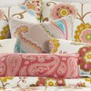 Ashbury Spring Embroidered Paisley Decorative Pillow - Levtex Home - 2 of 3