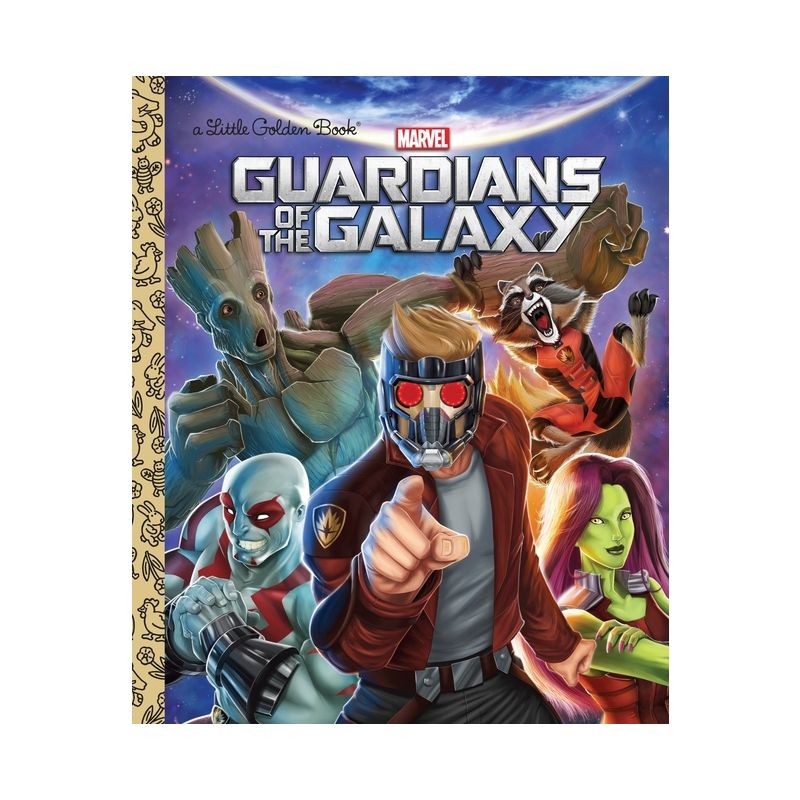 Guardians of the Galaxy (Marvel: Guardians of the Galaxy) - (Little Golden Book) by  John Sazaklis (Hardcover), 1 of 2