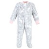Hudson Baby Infant Girl Flannel Plush Sleep and Play and Security Toy, Whimsical Unicorn - 3 of 4