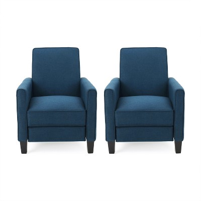 Christopher Knight Home Darvis Contemporary Upholstered Pushback Recliners (Set of 2)