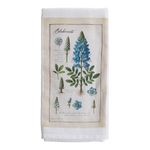 Bathroom Hand Towel Bluebonnets I – 18x28" Cotton by Manual Woodworkers and Weavers - 1 of 3