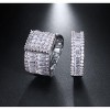 Camilla Wedding Ring Set Women CZ Engagement Ring Matching Band Ginger Lyne Collection - 3 of 4