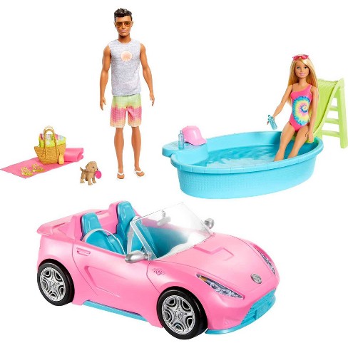 Barbie Blitz Dolls Convertible And Pool Playset Target