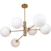 Artcraft Lighting Aurelia 6 - Light Chandelier in  Brass - 2 of 4