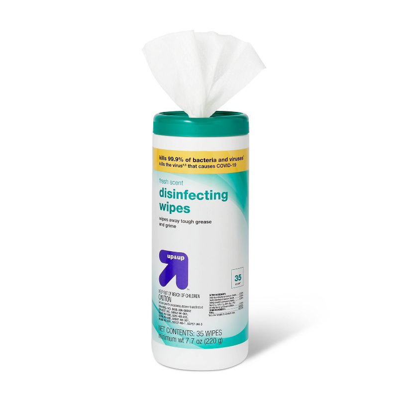 Fresh Scent Disinfecting Wipes - 35ct - up &#38; up&#8482;, 2 of 6