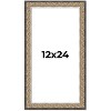 PosterPalooza | Panoramic Ornate Silver Picture Frame - UV Acrylic, Foam Board Backing, Hanging Hardware - 2 of 4