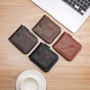 Generic Mens wallet Leather wallet men Wallet Zipper RFID Bifold Wallet for Men ID card - 2 of 4