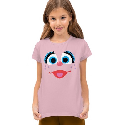Boys' Short Sleeve Sesame Street Abby Cadabby Crayon Sketch T-Shirt