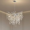 31"Modern Crystal Branch Chandelier - 3 of 4