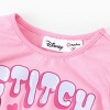 Disney Lilo & Stitch Toddler Girl's 2 Piece Outfits Sleeveless Tie Knot Tank Top Summer Short Sets Coordinate Set 4-13Y - 4 of 4