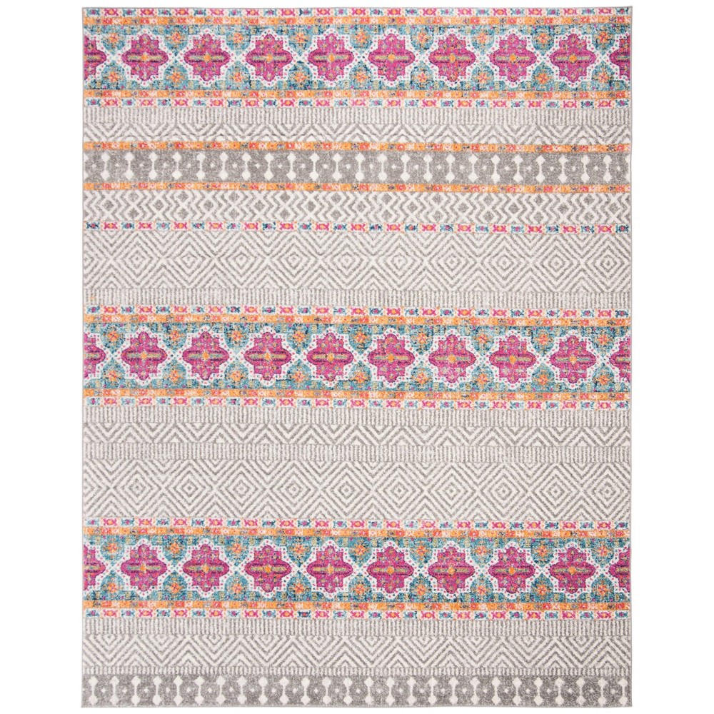 9'x12' Delois Rug Gray/Ivory - Safavieh