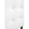 TiramisuBest White PU Queen Headboard, 63x3x53 inches, 17 lbs, Button Tufted, Adjustable Height, Colors, Bed/Wall Mountable - 4 of 4