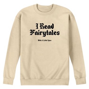 Men's - Instant Message - Read Spice Fairytales Graphic Fleece Sweatshirt - 1 of 4