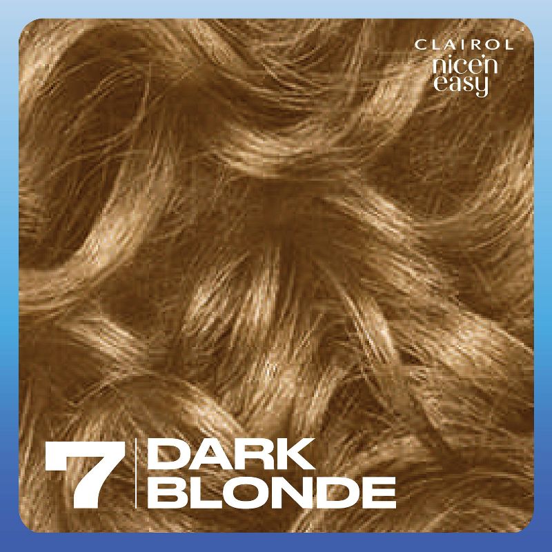 Clairol Nice'n Easy Permanent Hair Color Cream Kit - Blonde, 3 of 9