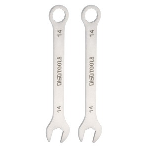 Unique Bargains 3Cr13 Stainless Steel Metric Thin Combination Wrenches 2 Pcs - 1 of 4