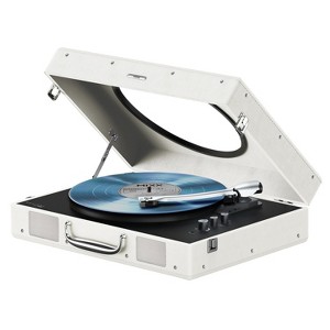 Mixx® Revival 65 2-Speed Belt-Drive Bluetooth® Suitcase-Style Vinyl Record Player with Built-in Speakers - 1 of 4