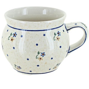 Blue Rose Polish Pottery 910 Zaklady Bell Shaped Mug - 1 of 1