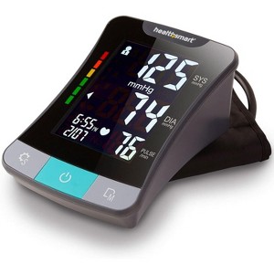 HealthSmart Digital Premium Blood Pressure Monitor with Automatic Upper Arm Cuff that Displays Blood Pressure, Pulse Rate and Irregular Heartbeat, - 1 of 4