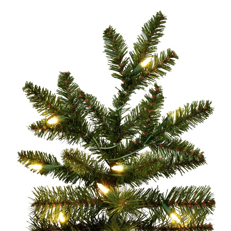 Vickerman Natural Fraser Fir Slim Artificial Christmas Tree, 2 of 6