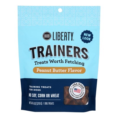 Bixbi Trainers Treats Peanut Butter - Case of 8 - 6 oz