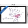 Trends International Disney Simple Moments Line Art - Minnie Mouse Framed Wall Poster Prints - 3 of 4
