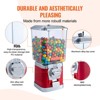 VEVOR Gumball Machine for Kids, 17"H Home Candy Vending Machine, PC Gumball Dispenser, Bubble Gum Machine for Game Stores, Coin Operated Gumball Bank - 4 of 4