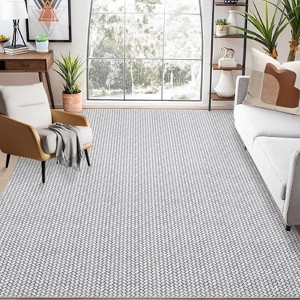 Washable Area Rug – Non-Slip Soft Low Pile Modern Abstract Foldable Ideal for Living Room Bedroom Nursery Dining Room. - 1 of 4
