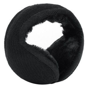 INSPIRE CHIC Warm Foldable Winter Knit Earmuffs for Women Men - 1 of 4