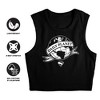 Women's Superman 2025 Daily Planet Scroll Sleeveless Crop Top Tank - 4 of 4