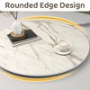 23.6" Lazy Susan for Table Top Sintered Stone Rotating Serving Tray for Dining Table, Kitchen Lazy Susan Organizer - 3 of 4
