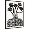 Amanti Art Vase and Flowers 03 by Roseanne Kenny Framed Canvas Wall Art - 3 of 4