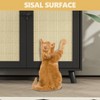 FUFU&GAGA Cat Cabinet Organiser Sisal Cabinet Doors Safe and Natural - 4 of 4
