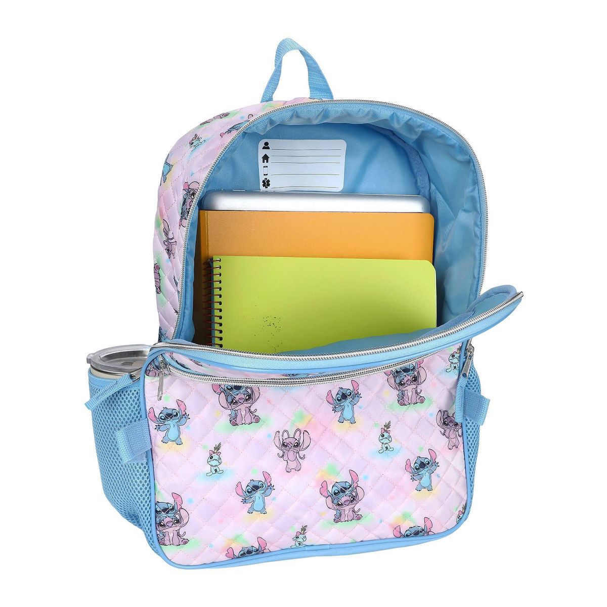 Disney Stitch 5pc Set Quilted Backpack - Stitch - thumbnail 6
