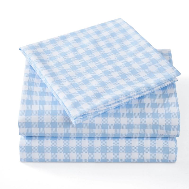 Gingham Printed Microfiber Kids' Sheet Set By Sweet Home Collection™, 2 of 6