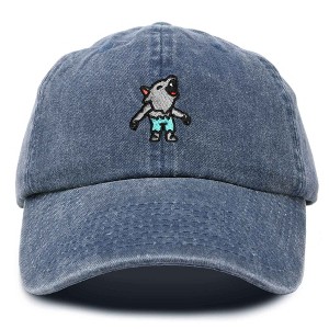 Dalix Werewolf Embroidered Moon Dad Hat Cotton Baseball Cap Adjustable Mens - 1 of 4
