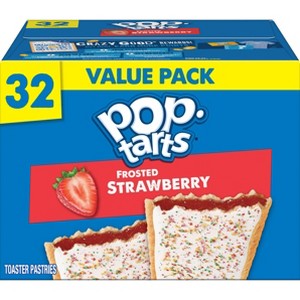 Pop-Tarts Frosted Strawberry Pastries - 32ct / 54.1oz : Target